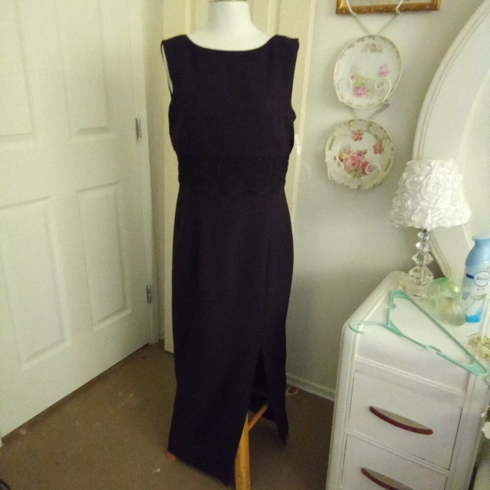 Liz Claiborne Black Evening Dress